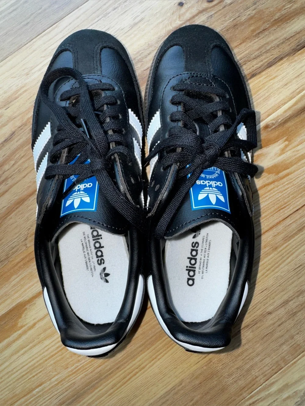 adidas Kids Black and White Samba OG Shoes